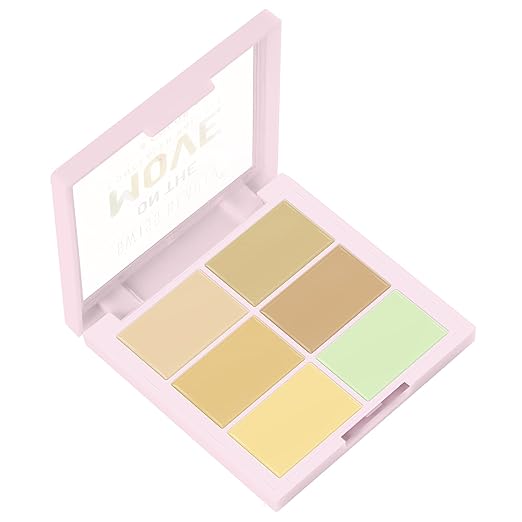 Swiss Beauty On the Move Full coverage Light weight Matte Concealer Color Corrector Palette for Face makeup | Shade -Light Beige, 7g |