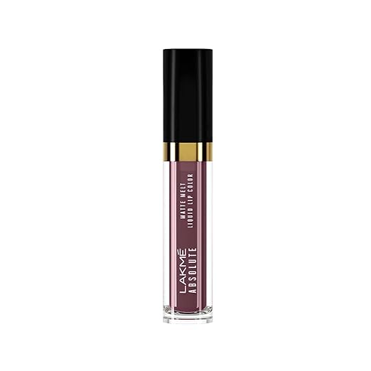 Lakmé Absolute Matte Melt Liquid Lip Color, Mauve Mallow, 6 ml