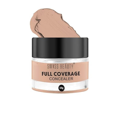 Swiss Beauty Full coverage Concealer, Face Makeup, Green, 10gm