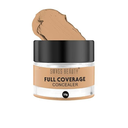 Swiss Beauty Full coverage Concealer, Face Makeup, Fair, 10gm