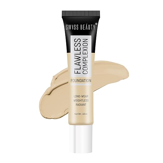 Swiss Beauty Pearl Illuminator Foundation, Face Makeup, Shade- Nude Warm, 35Gm