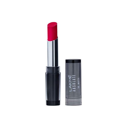 Lakme Absolute 3D Lipstick, Red Carnival, 3.6 g