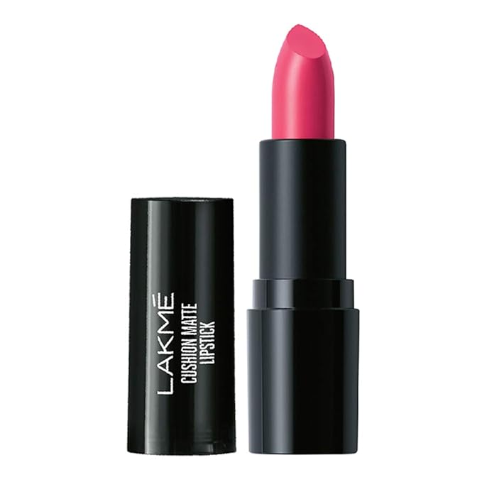 Lakmé Cushion Matte Lipstick, Orange Rush, 4.5 g