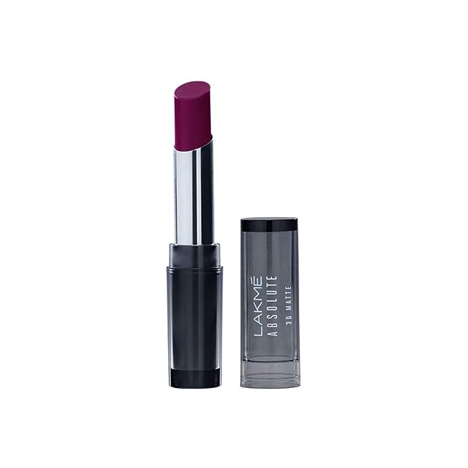 Lakme Absolute 3D Lipstick, Pink Passion, 3.6 g