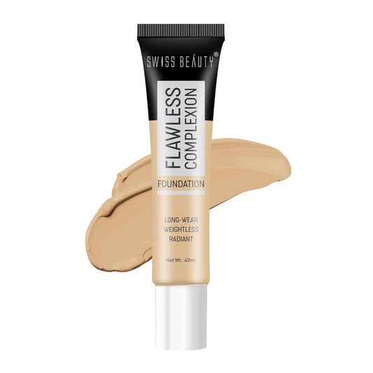 Swiss Beauty Pearl Illuminator Foundation, Face Makeup, Shade- Pale Medium, 35Gm