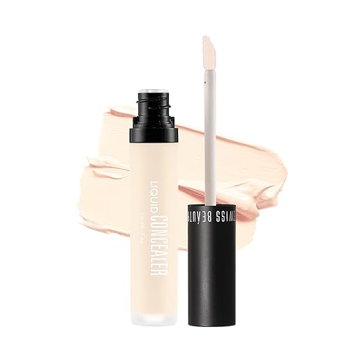 Swiss Beauty Liquid Light Weight Concealer With Full Coverage |Easily Blendable Concealer For Face Makeup With Matte Finish | Shade- Medium - Sand Sable, 6G