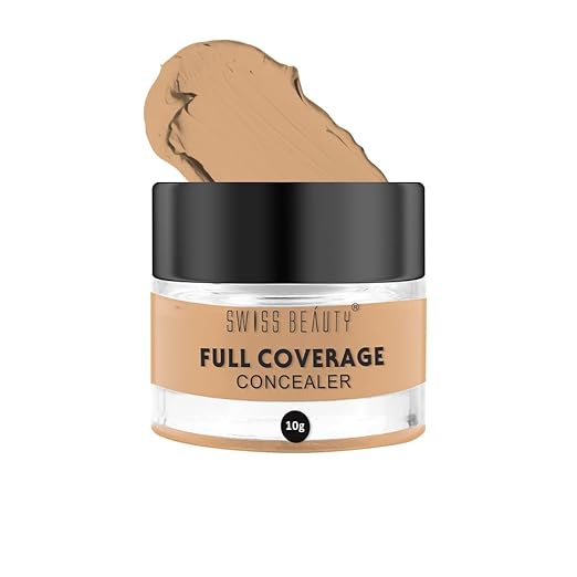 Swiss Beauty Full coverage Concealer, Face Makeup, Fair, 10gm