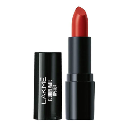 Lakme Cushion Matte Lipstick, Brown Sugar, Long Lasting, Comfortable Velvet Matte Finish - Waterproof, Non Drying, Creamy Matte Bullet Lipstick, 4.5g