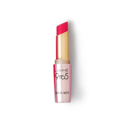 Lakme 9TO5 Primer + Matte Lip Color MP4 Plum Pick, 3.6 g