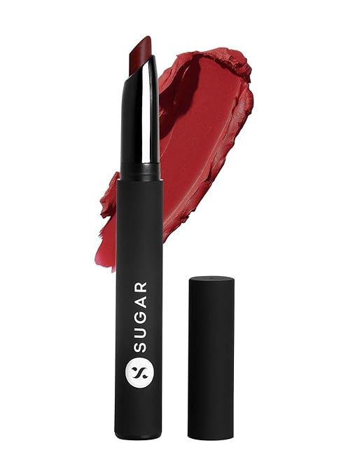 SUGAR Cosmetics Matte Attack Lipstick for Women | Transferproof & Smudgeproof | Lasts upto 12hrs | Enriched With Jojoba Oil | 2gm - The Peach Boys