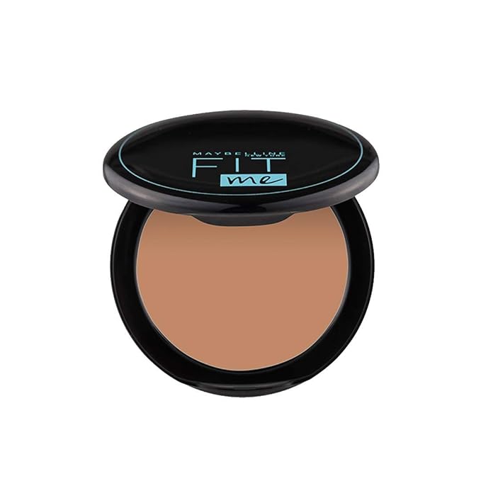 Maybelline New York Compact Powder, With SPF to Protect Skin from Sun, Absorbs Oil, Fit Me, 330 Tofee, 8g