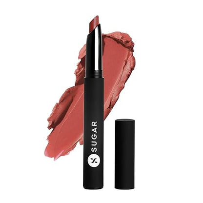 SUGAR Cosmetics Matte Attack Lipstick for Women | Transferproof & Smudgeproof | Lasts upto 12hrs | Enriched With Jojoba Oil | 2gm - Red Zeppelin