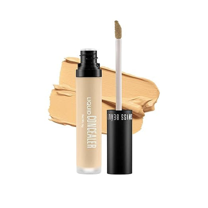 Swiss Beauty Liquid Light Weight Concealer With Full Coverage |Easily Blendable Concealer For Face Makeup With Matte Finish | Shade- Classic Nude, 6G