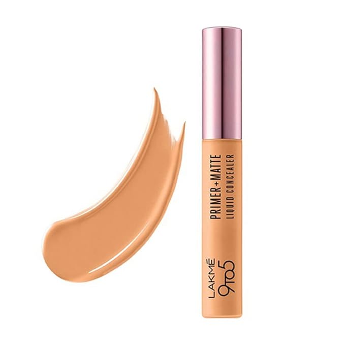 Lakme 9to5 Primer+Matte Liquid Concealer 10 Ivory, 5.4 ml