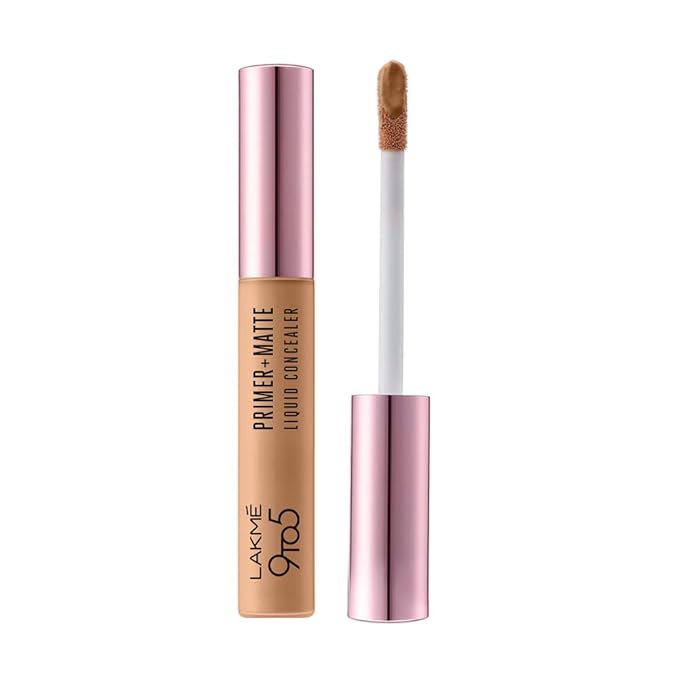 Lakme 9to5 Primer+Matte Liquid Concealer 10 Ivory, 5.4 ml