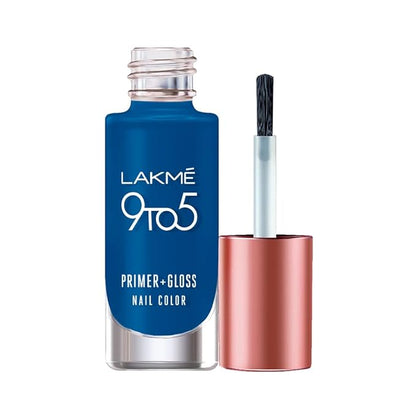 Lakmé 9To5 Primer + Glossy Finish Nail Colour, Desert Rose, 6 Ml