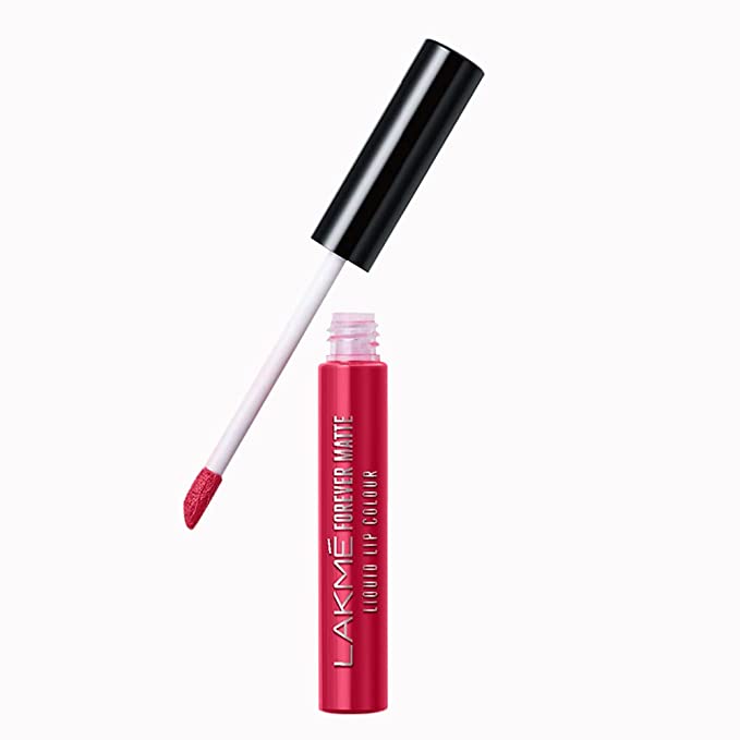 Lakme Forever Matte Liquid Lip Colour, Wine Touch, Long Lasting Liquid Lipstick, Lightweight & Comfortable - Smudge Proof, Non Transferable, 5.6 ml