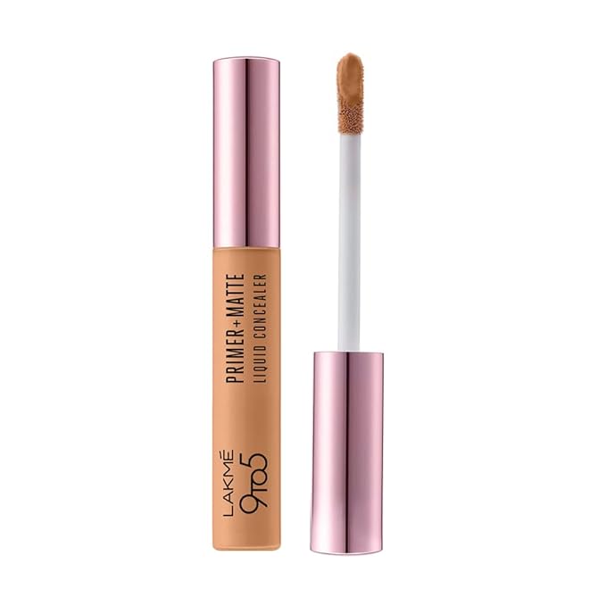 Lakme 9to5 Primer+Matte Liquid Concealer 10 Ivory, 5.4 ml