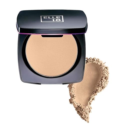 Elle18 Lasting Glow Compact 4, Coral, 9 g