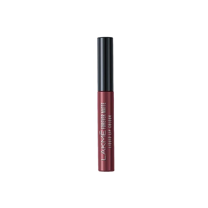 Lakme Forever Matte Liquid Lip Colour, Wine Touch, Long Lasting Liquid Lipstick, Lightweight & Comfortable - Smudge Proof, Non Transferable, 5.6 ml