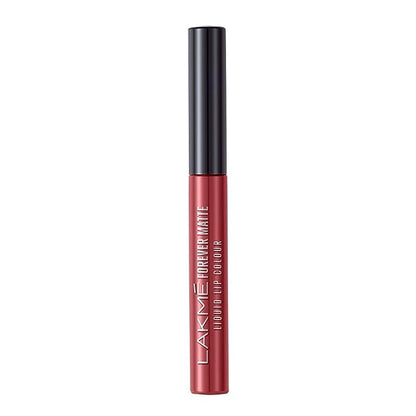 Lakme Forever Matte Liquid Lip Colour, Red Velvet, Long Lasting Liquid Lipstick, Lightweight & Comfortable - Smudge Proof, Non Transferable, 5.6 ml