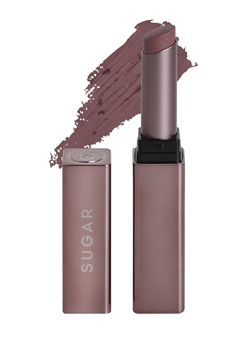 SUGAR Cosmetics - Mettle - Satin Lipstick - 01 Sophie (Bright Fuchsia Pink) - 2.2 gms - Waterproof, Longlasting Lipstick for a Silky and Creamy Finish, Lasts Up to 8 hours