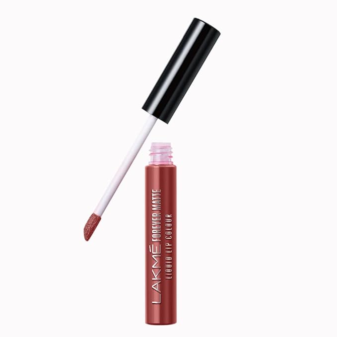 Lakme Forever Matte Liquid Lip Colour, Wine Touch, Long Lasting Liquid Lipstick, Lightweight & Comfortable - Smudge Proof, Non Transferable, 5.6 ml