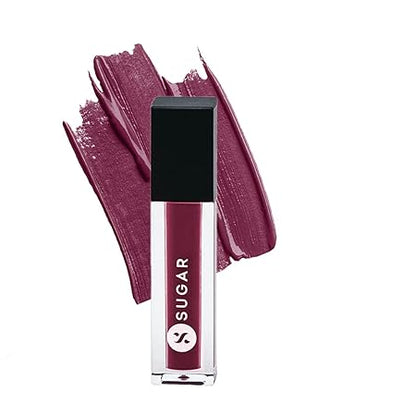 SUGAR Cosmetics - Smudge Me Not - Liquid Lipstick - 10 Drop Dead Red (Red) - 4.5 ml - Ultra Matte Liquid Lipstick, Transferproof and Waterproof, Lasts Up to 12 hours