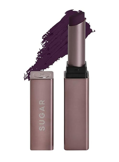 SUGAR Cosmetics - Mettle - Satin Lipstick - 01 Sophie (Bright Fuchsia Pink) - 2.2 gms - Waterproof, Longlasting Lipstick for a Silky and Creamy Finish, Lasts Up to 8 hours