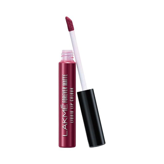 Lakme Forever Matte Liquid Lip Colour, Red Wine, 5.6 ml