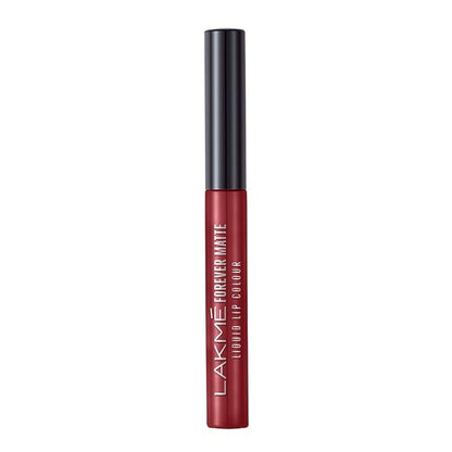 Lakme Forever Matte Liquid Lip Colour, Wine Touch, Long Lasting Liquid Lipstick, Lightweight & Comfortable - Smudge Proof, Non Transferable, 5.6 ml