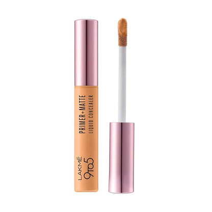 Lakme 9to5 Primer+Matte Liquid Concealer 10 Ivory, 5.4 ml