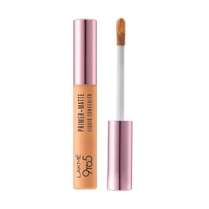 Lakme 9to5 Primer+Matte Liquid Concealer 39 Cocoa, 5.4 ml