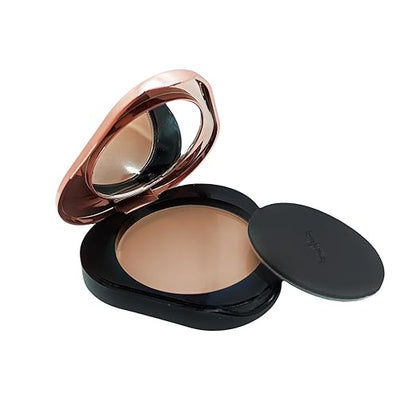 FACES CANADA 3 in 1 HD Matte Compact - Total Beige 03, 8g | Compact + Foundation + Hydration | 8-Hour Stay | Soft Weightless Texture & Silky Coverage | Blends Easily