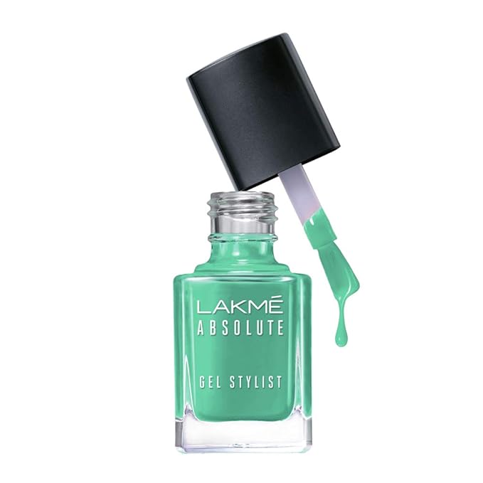 Lakme Absolute Gel Stylist Nail Color, Poison, 12 ml