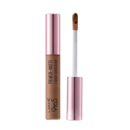 Lakme 9to5 Primer+Matte Liquid Concealer 10 Ivory, 5.4 ml