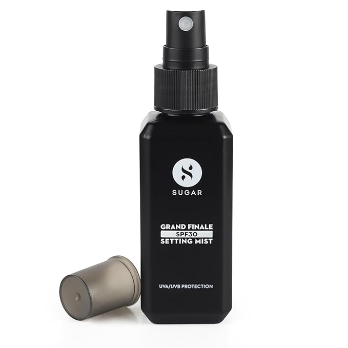 SUGAR Cosmetics - Grand Finale - Highlighting Setting Mist - 50 ml - 2-in-1 Setting Mist - For Longlasting Makeup and Sun Protection - Paraben Free