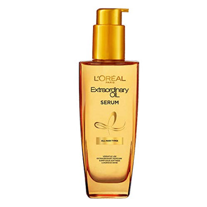 L'Oréal Paris Extraordinary Oil Smooth Shampoo (Paraben & Silicone Free) 440ml & L'Oréal Paris Serum, 100 ml