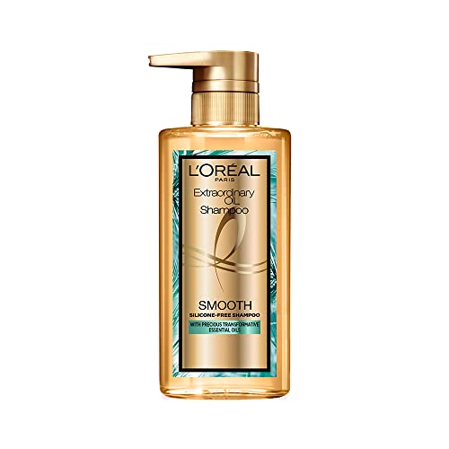 L'Oréal Paris Extraordinary Oil Smooth Shampoo (Paraben & Silicone Free) 440ml & L'Oréal Paris Serum, 100 ml