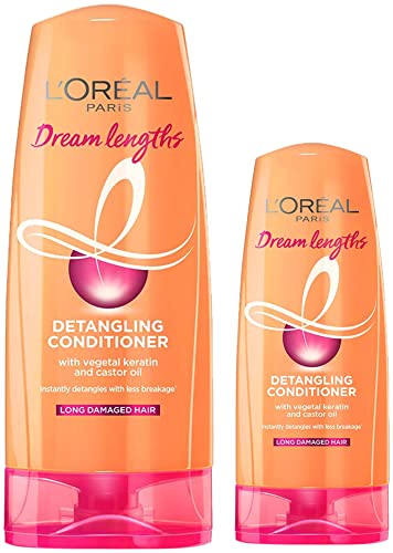 L'Oreal Paris Dream Lengths Conditioner, 192.5 Ml & Dream Lengths Shampoo, 396 Ml